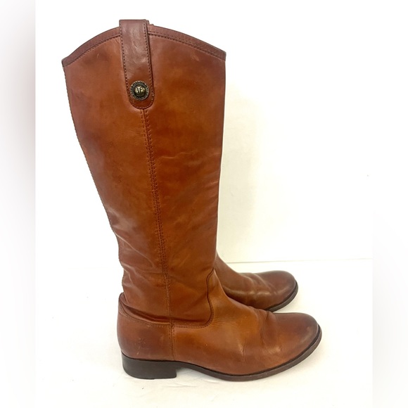 Frye Melissa Button Cognac Size 7.5B - Picture 2 of 9